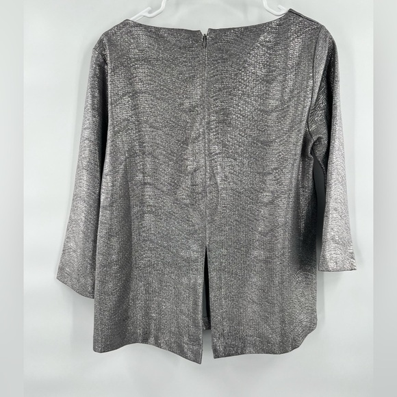 Club Monaco grey shimmer blazer L - Picture 6 of 9